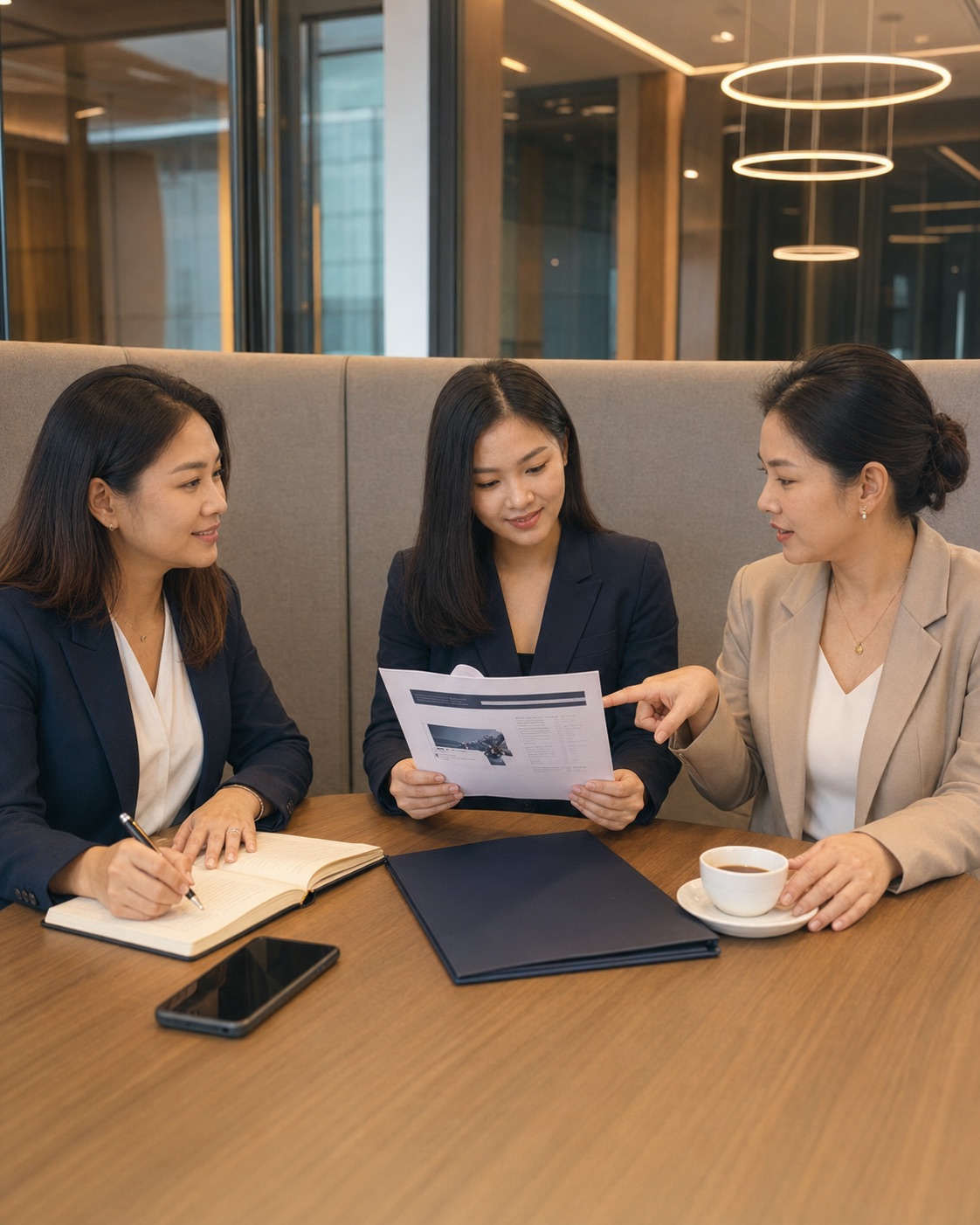 GNY Partner 团队与客户会谈